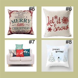 12 Affordable Christmas Pillows under 12
