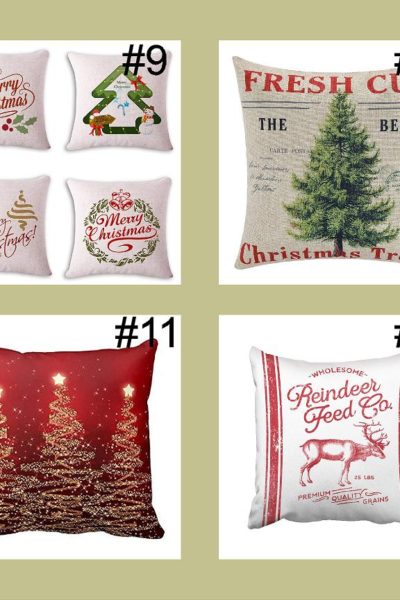 12 Affordable Christmas Pillows Under $12